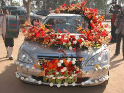 Car Decoration for Marwari/Gujrati Wedding
